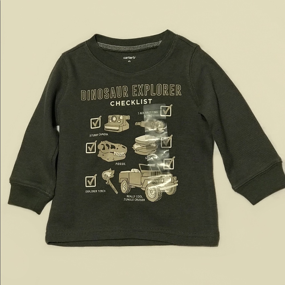 Carter’s Thermal 🦕🦖 Shirt